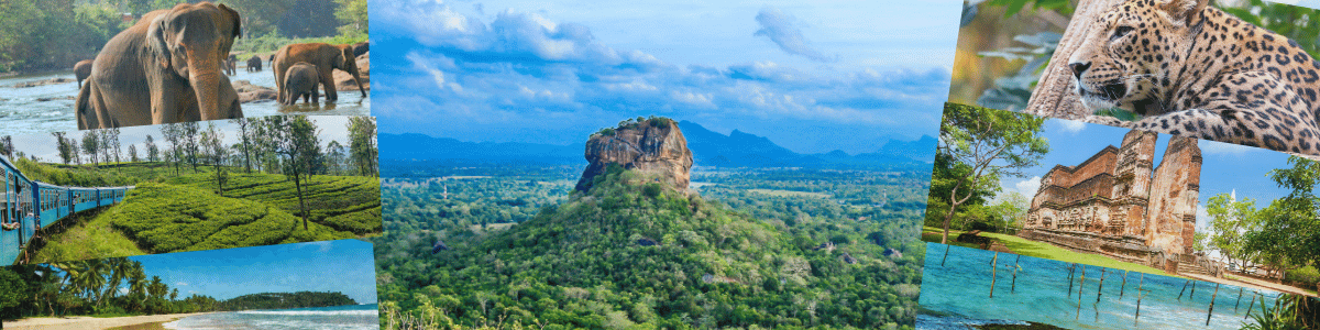 Famous landmarks and scenic locations featured in cycling tour packages in Sri Lanka.